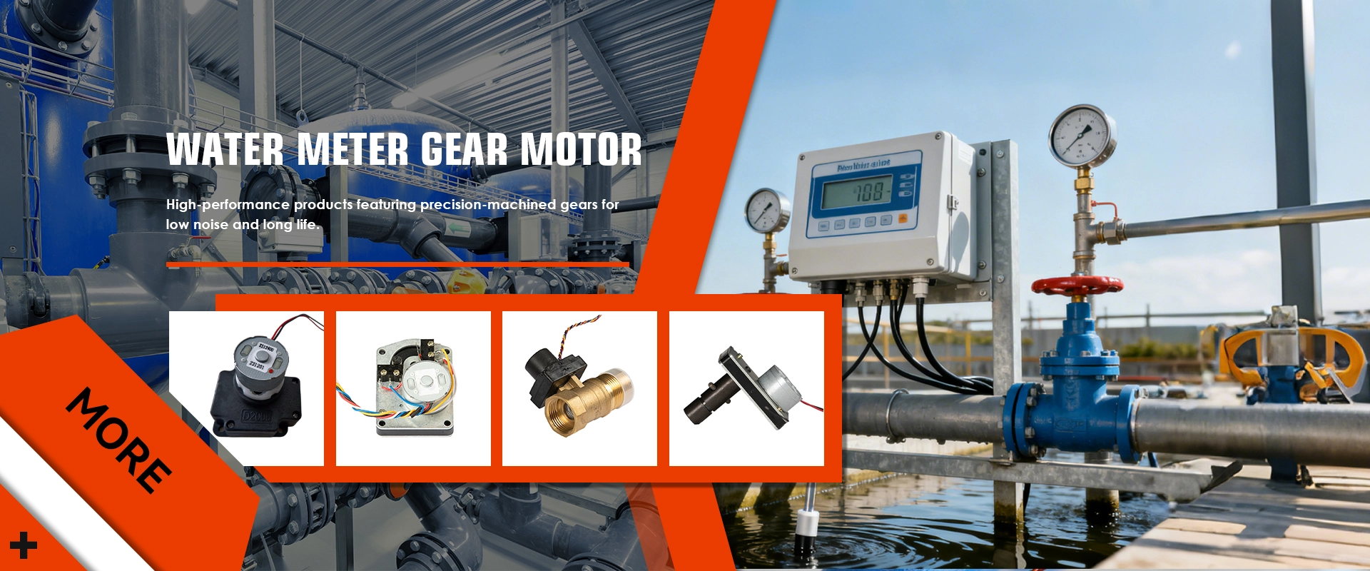 China Water Meter Gear Motor စက်ရုံ